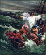Image result for jesus rebukes the storm
